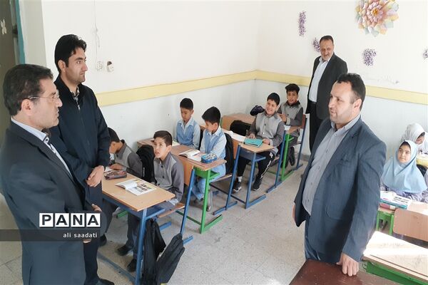 بازدید مدیر آموزش و پرورش کلات از مدارس محور زیبای ژرف
