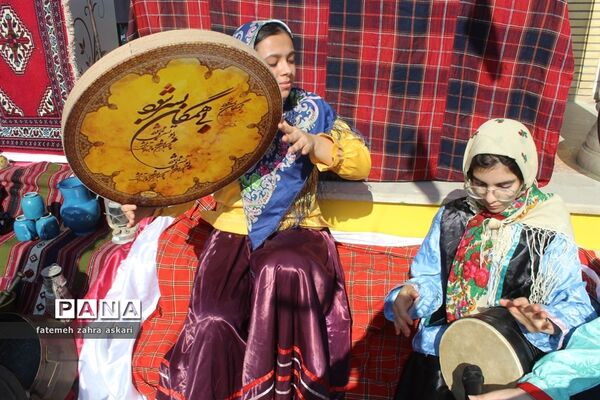 مراسم هفته ملی مازندران در دبیرستان مائده گلوگاه