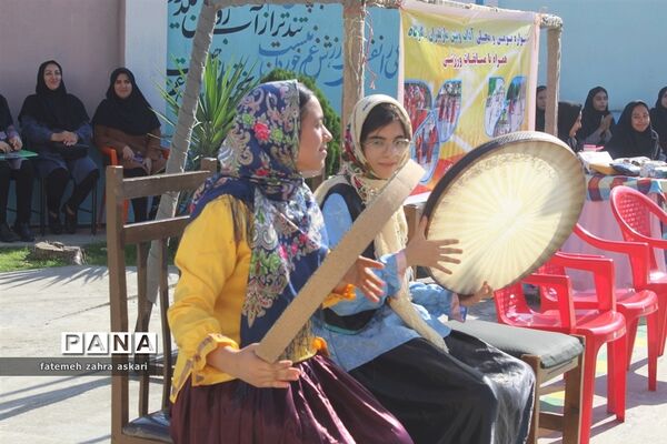 مراسم هفته ملی مازندران در دبیرستان مائده گلوگاه