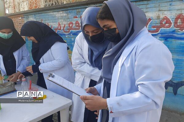 بزرگداشت روز آزمایشگاه در دبیرستان شاهد شهید حمامی