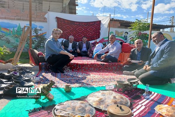 مراسم نمادین هفته ملی مازندران در دبستان سعادت گلوگاه