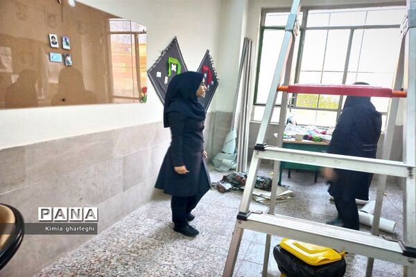 افتتاحیه اولین اتاق بسیج مدرسه نمونه دولتی ارشاد در سطح شهرستان قرچک