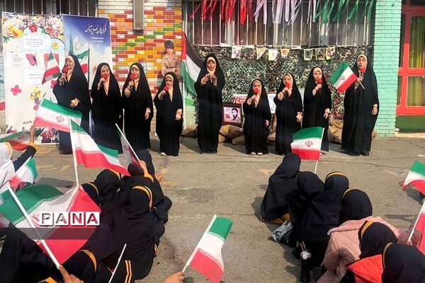 رونمایی از طرح هر مدرسه یک شهید، در دبستان شهید ناصری ناحیه دو ری