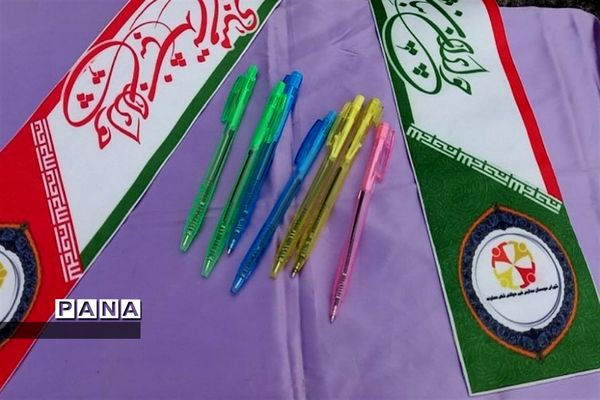 بازدید مسئولان منطقه دماوند از غرفه مدارس آیین‌زهرا(س) و آیین نبی(ص) با محوریت  حمایت از مردم مظلوم غزه