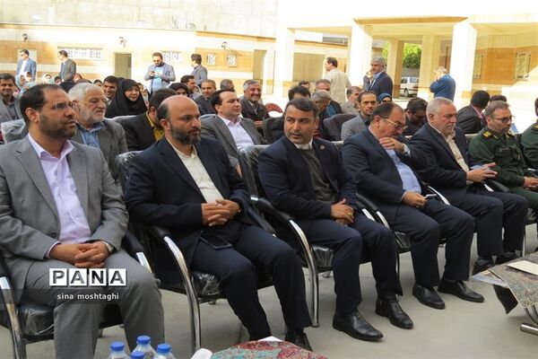 افتتاحیه دبستان 15 کلاسه  ابو ریحان بیرونی در شهرستان بجنورد