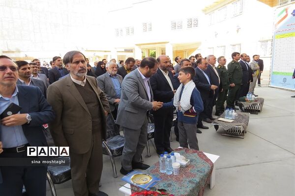 افتتاحیه دبستان 15 کلاسه  ابو ریحان بیرونی در شهرستان بجنورد