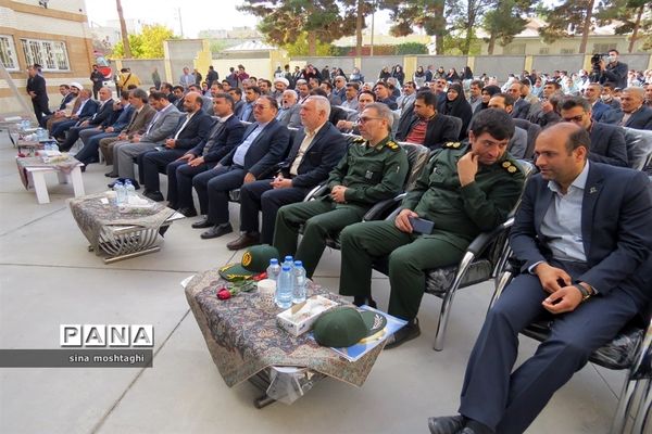 افتتاحیه دبستان 15 کلاسه  ابو ریحان بیرونی در شهرستان بجنورد