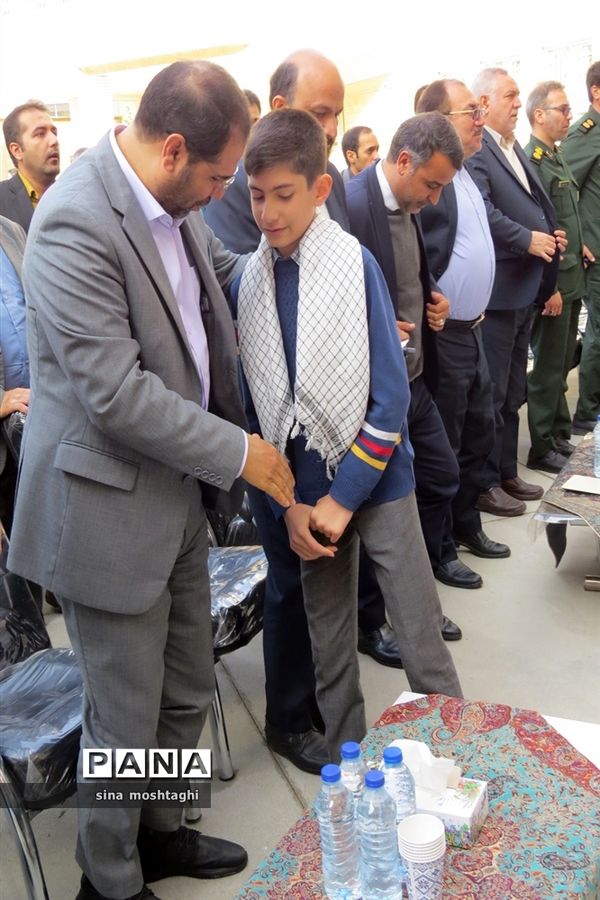 افتتاحیه دبستان 15 کلاسه  ابو ریحان بیرونی در شهرستان بجنورد