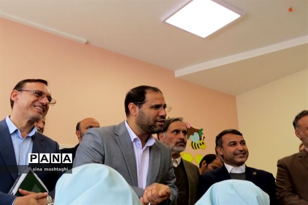 افتتاحیه دبستان 15 کلاسه  ابو ریحان بیرونی در شهرستان بجنورد