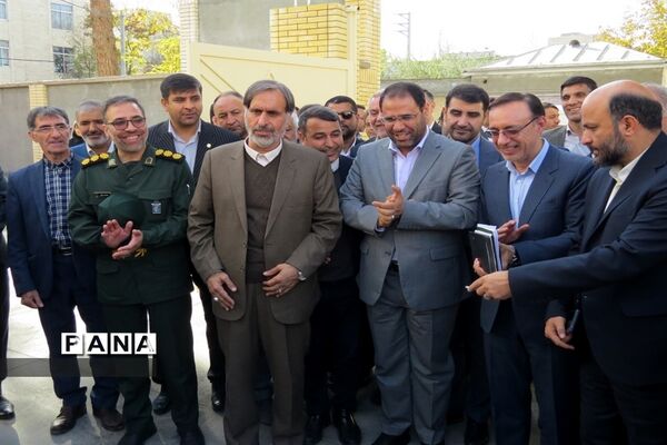 افتتاحیه دبستان 15 کلاسه  ابو ریحان بیرونی در شهرستان بجنورد
