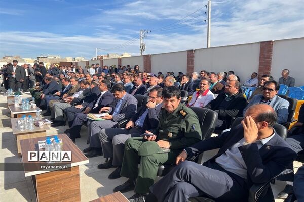 آیین افتتاحیه استخر دانش‌آموزی شهیدحسین جلیلی راد