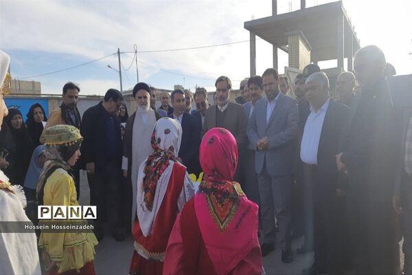 افتتاح مدرسه ادب شهرک سلمان فارسی اسفراین توسط وزیر آموزش و پرورش