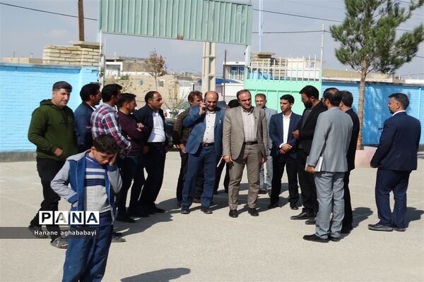 بازدید معاون پرورشی و فرهنگی اداره کل آموزش و پرورش استان اصفهان از مدارس شهرستان ورزنه