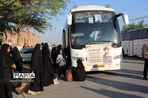 اعزام کاروان راهیان‌نور شهرستان دشتی