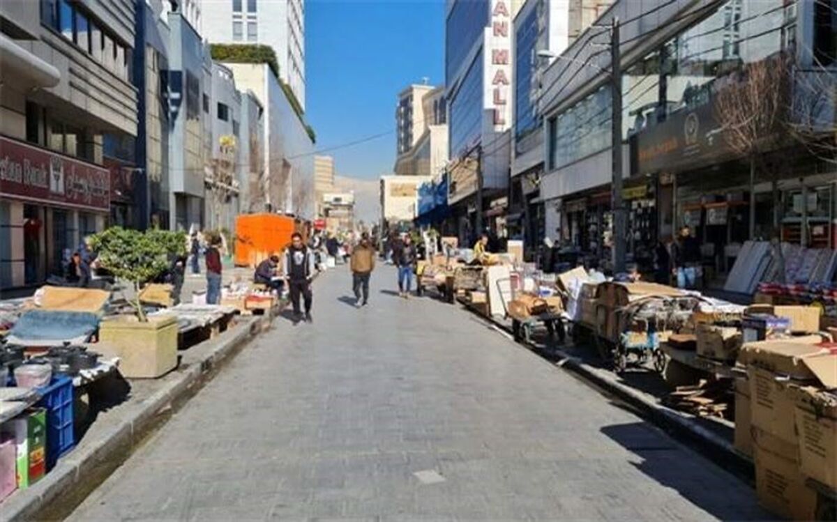 ساماندهی دستفروشان در خیابان صابونیان با ورود دستگاه قضا