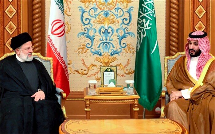 دیدار ولیعهد عربستان با آیت الله رئیسی