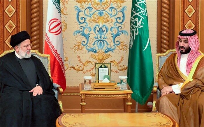 دیدار ولیعهد عربستان با آیت الله رئیسی