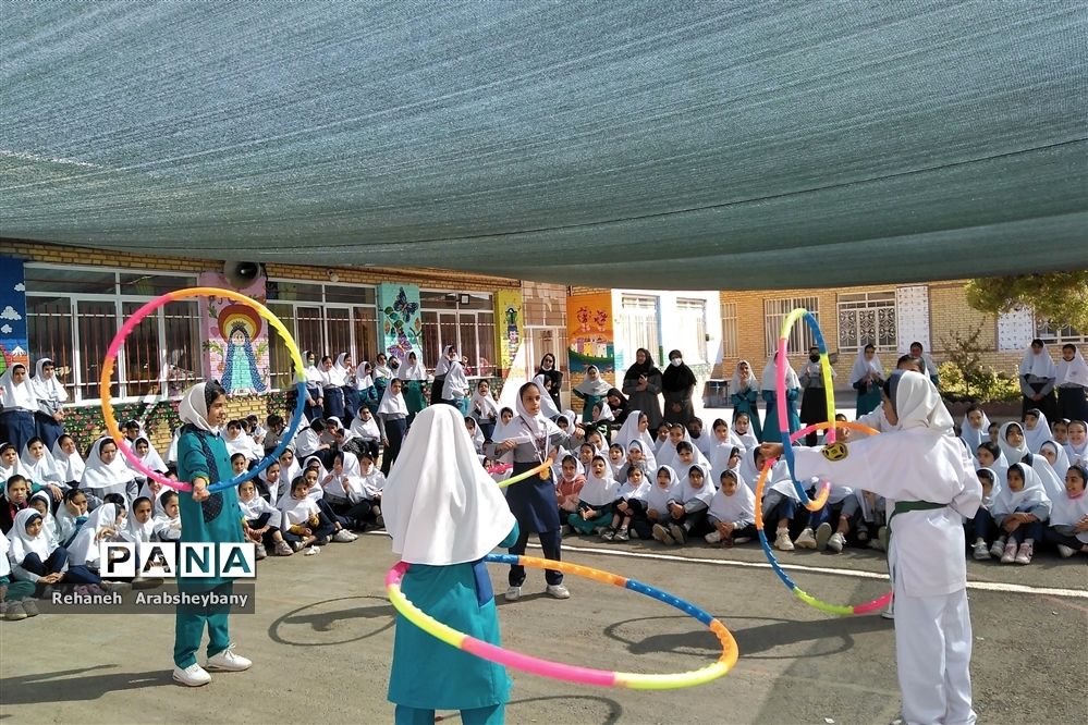 افتتاحیه المپیاد ورزشی درون‌ مدرسه‌ای در مدارس شهرستان آباده