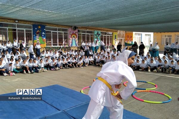 افتتاحیه المپیاد ورزشی درون‌ مدرسه‌ای در مدارس شهرستان آباده