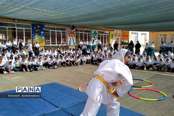افتتاحیه المپیاد ورزشی درون‌ مدرسه‌ای در مدارس شهرستان آباده