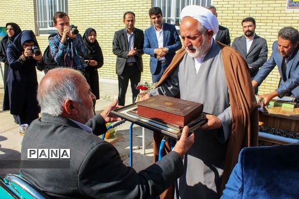 افتتاح ساختمان سه کلاسه آموزشگاه هنرهای زیبای شهرستان میبد