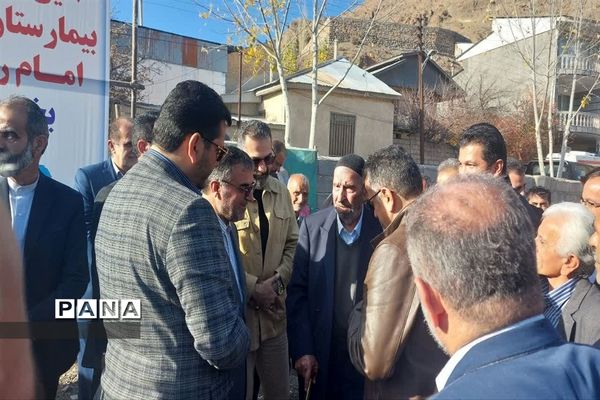 آیین کلنگ‌زنی بیمارستان امام رضا (ع) بلده