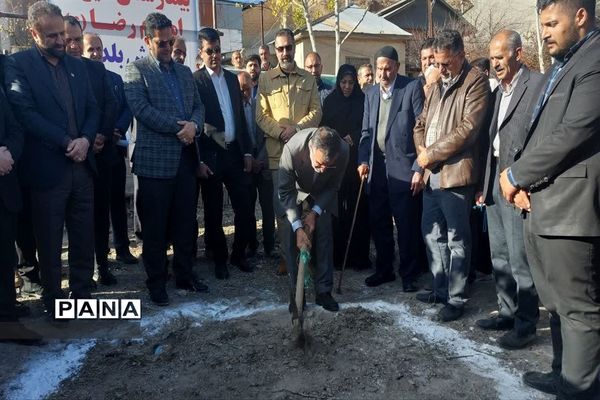 آیین کلنگ‌زنی بیمارستان امام رضا (ع) بلده