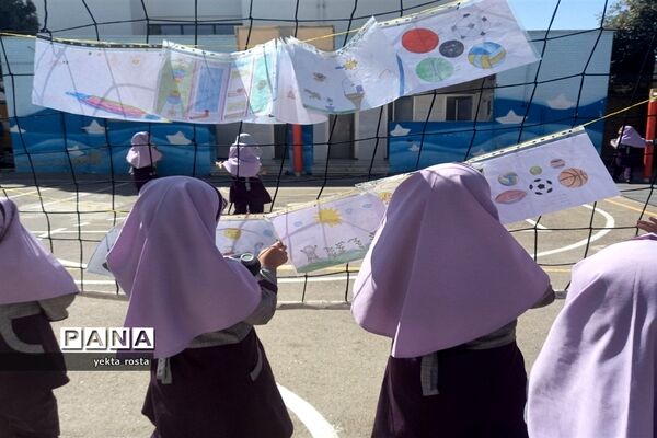 صبحگاه با نشاط دانش‌آموزان آموزشگاه حاج رحیم خالصی