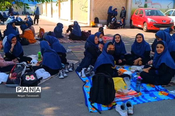 برگزاری اردوی درون مدرسه ای در مدارس شیراز