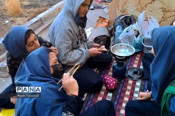 برگزاری اردوی درون مدرسه ای در مدارس شیراز