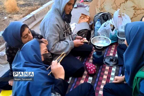 برگزاری اردوی درون مدرسه ای در مدارس شیراز
