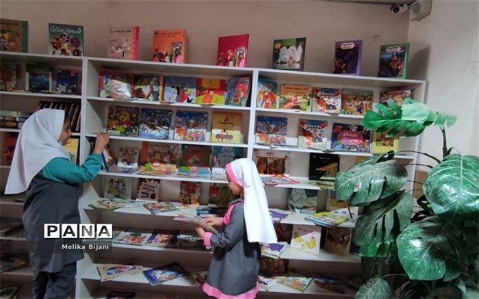 هفته کتاب و کتابخوانی در مدرسه شهید بهزادی شهر پرند/فیلم