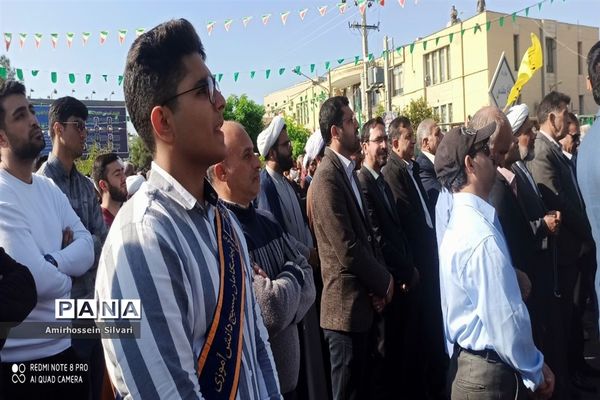 راهپیمایی مردم جهرم در حمایت از کودکان مظلوم غزه