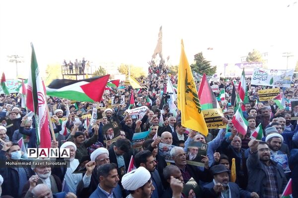 مردم خراسان جنوبی  کشتار کودکان غزه را محکوم کردند