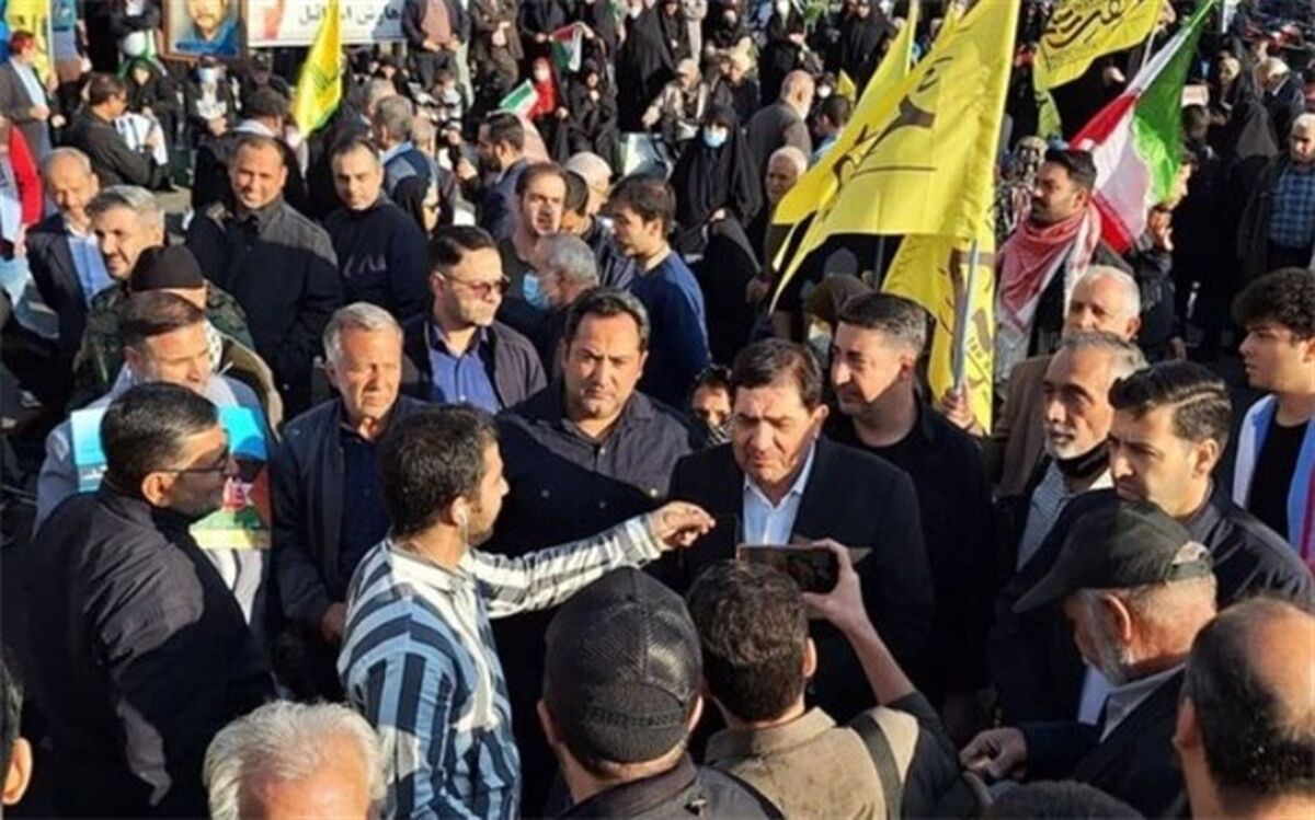 مخبر در راهپیمایی حمایت از کودکان غزه حاضر شد