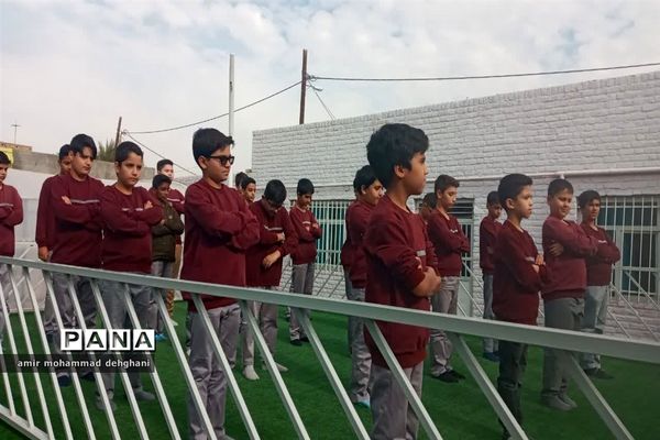 اجتماع فتح خون با حضور دانش‌آموزان اشکذری