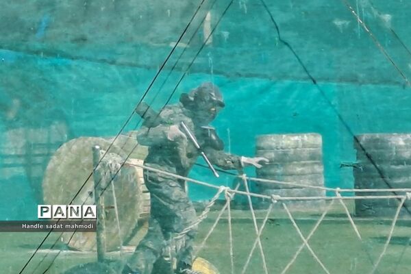 اردوی دانش‌آموزان مدرسه نوین آفرین رودهن در مجموعه پینت ‌بال ورزشگاه آزادی تهران