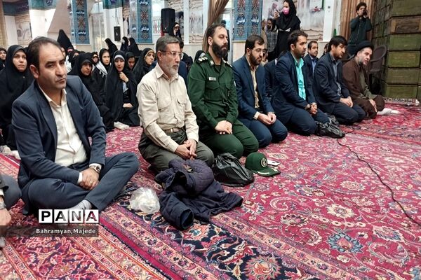 آیین بدرقه اردوی دانش‌آموزی راهیان نور شهرستان ملارد