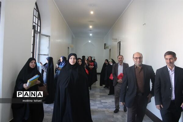 بازدید مدیران ناحیه یک بهارستان از دبیرستان ماندگار البرز