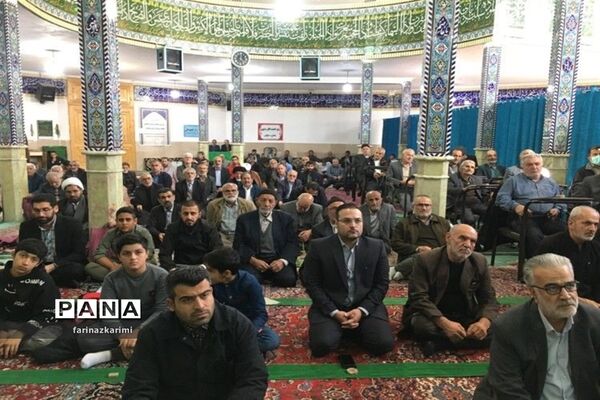 اقامه باشکوه نماز جمعه عبادی_سیاسی در شهرستان فیروزکوه