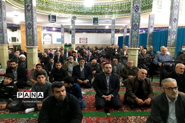 اقامه باشکوه نماز جمعه عبادی_سیاسی در شهرستان فیروزکوه