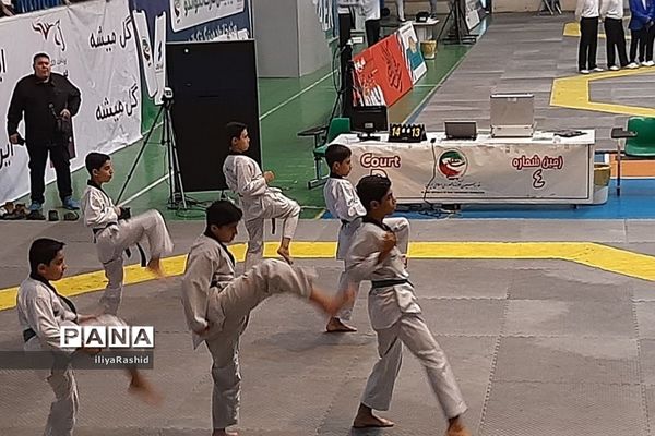حضور دانش‌آموز ورزشکاران قرچکی در دومین دوره مسابقات تکواندو بسیج تهران بزرگ