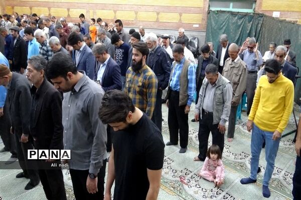 برگزاری نماز عبادی سیاسی جمعه و راهپیمایی حمایت از مردم مظلوم غزه در شهر جوادآباد