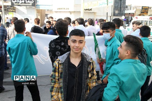 برگزاری راهپیمایی حمایت از مردم مظلوم غزه در بهبهان