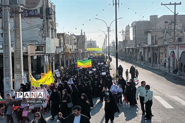 برگزاری راهپیمایی حمایت از مردم مظلوم غزه در بهبهان