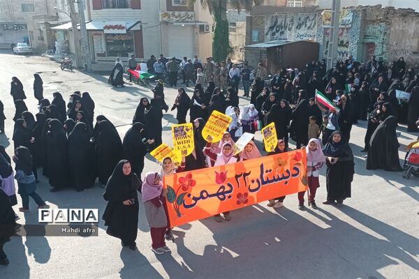 برگزاری راهپیمایی حمایت از مردم مظلوم غزه در بهبهان