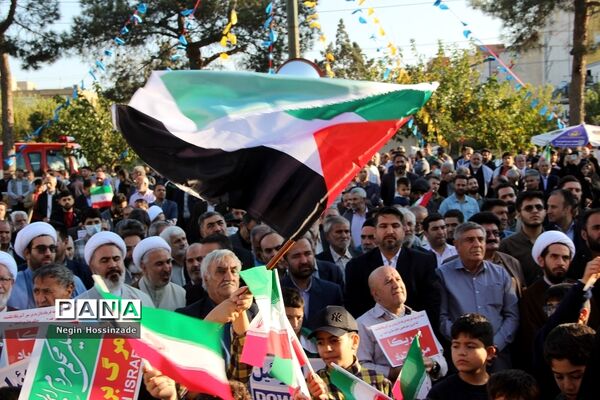 محکومیت جنایات رژیم  صهیونیستی دراجتماع مردم اسلامشهر