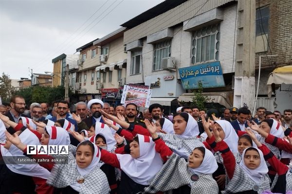 بانگ حمایت از مردم فلسطین در گلوگاه