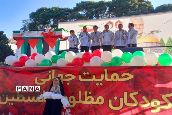 تجمع مردم نجف‌آباد و محکوم کردن رژیم صهیونیستی در شهرستان نجف‌آباد