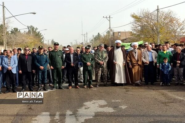 راهپیمایی محکومیت جنایات رژیم صهیونیستی با حضور پرشور و حماسی مردم شهر صفی‌آباد